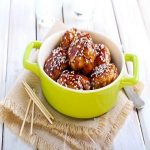 Thịt viên nướng sốt teriyaki thơm ngon khó cưỡng nổi