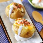 Độc đáo và ngon khó cưỡng với món khoai tây nướng phô mai dê