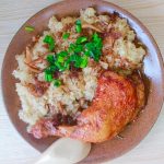 Thơm ngon ấm bụng với cách làm cơm gà nướng mật ong