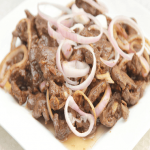 Cách làm beefsteak phiên bản Philippines nhìn là muốn ăn