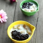 Béo ngọt với cách nấu chè nếp than sữa dừa