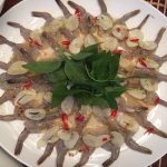 Gỏi tôm sống thái lan đảm bảo dinh dưỡng và thơm ngon