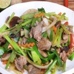 Mê ly với cách làm thịt bò xào cần