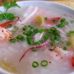 Trời mưa thế này mà không chế biến món cháo mực nóng hổi thì quả là có lỗi với cái bụng