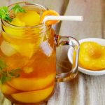 Công thức pha trà đào cam sả thanh mát khiến chị em mê mẩn