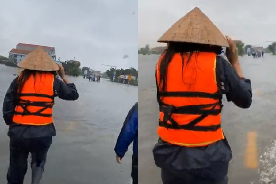 Thủy Tiên hoảng loạn: Quảng Bình lụt thành biển, tiếp cận nhà dân cứu được 2 em bé mắc kẹt - Hình 8