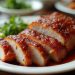Đĩa heo quay da giòn vàng rụm thái miếng